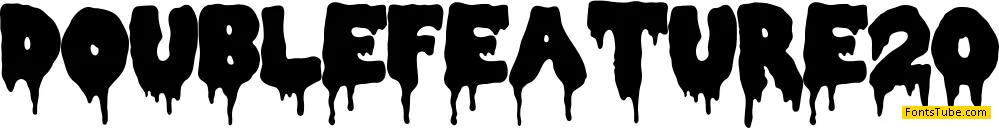 Double Feature Font