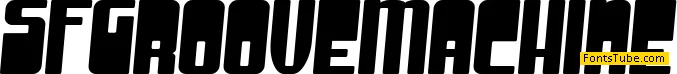 SF Groove Machine Font Family