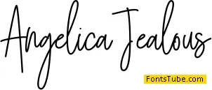Angelica Jealous Font