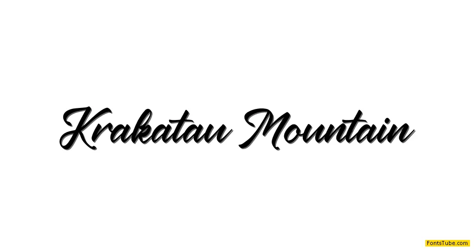 Krakatau Mountain