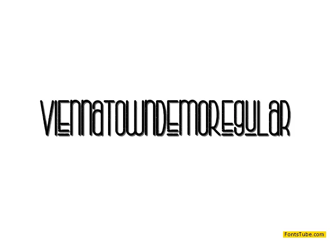 Vienna Town Demo Font