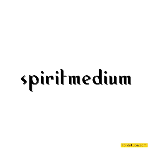 Spirit Medium Font