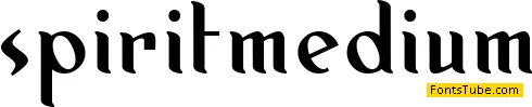 Spirit Medium Font