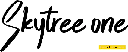 Skytree Font