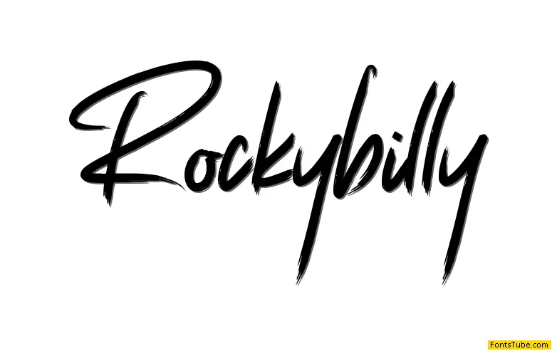Rockybilly Font
