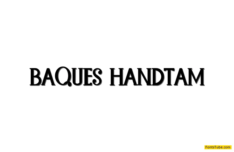Baques Handtam Font