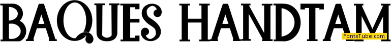 Baques Handtam Font
