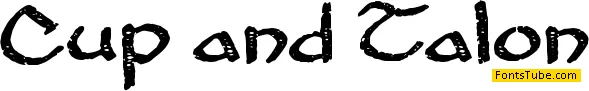 Cup and Talon Font
