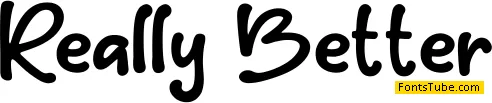 Really Better Font