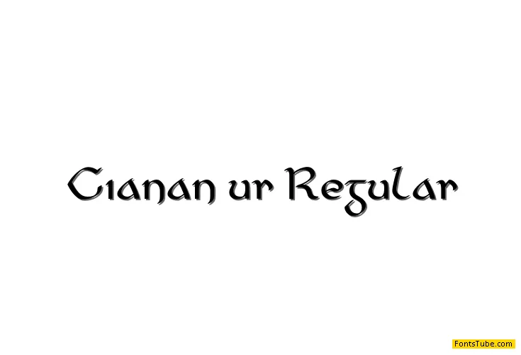 Cianan-ur Font