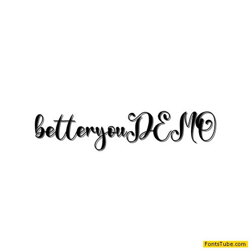 betteryou - Personal Use Font