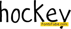 Hockey is Lif Font