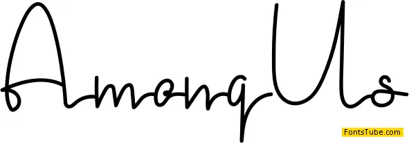 Among Us Font