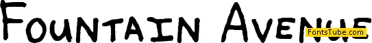 Fountain Avenue Font