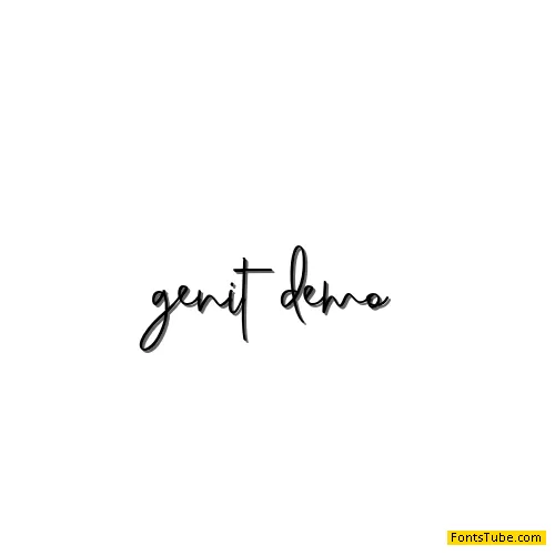 Genit Font