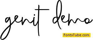 Genit Font
