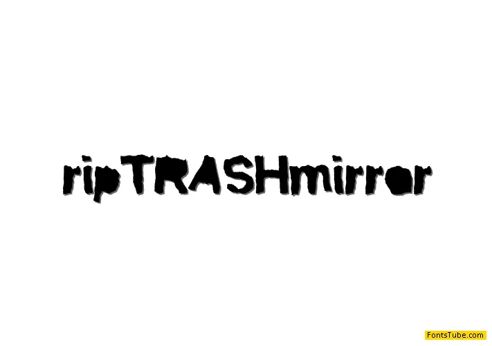 ripTRASH Font Family