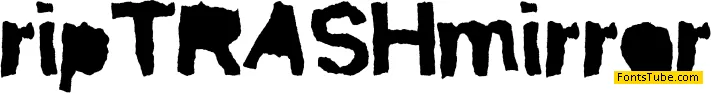 ripTRASH Font Family