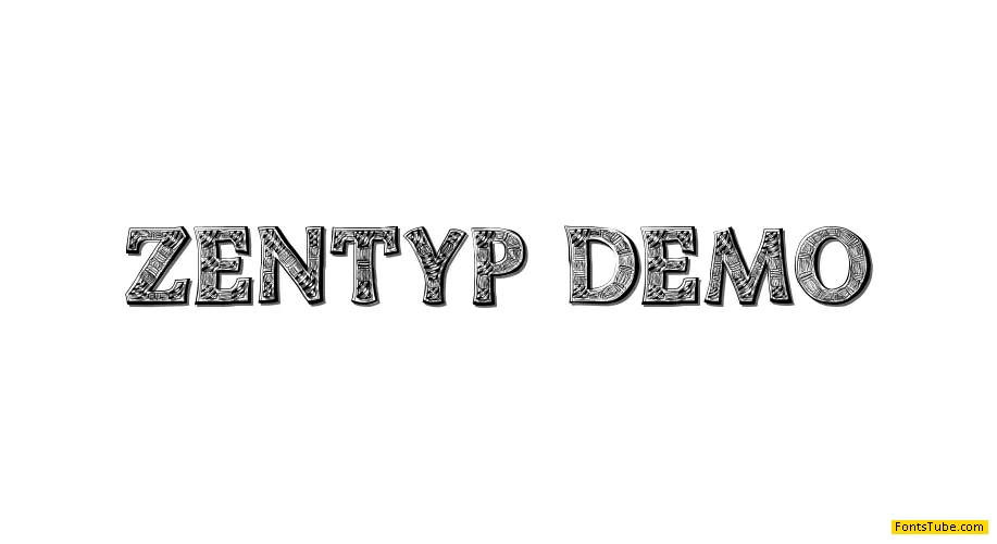 Zentyp Demo Font