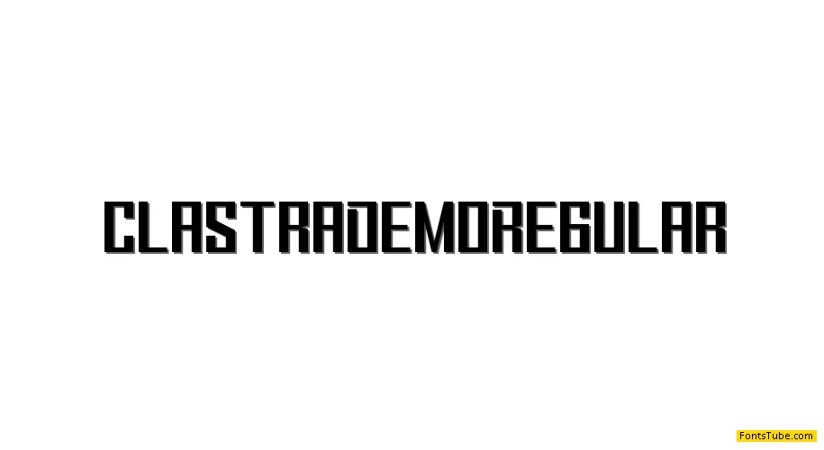 Clastra Demo Font