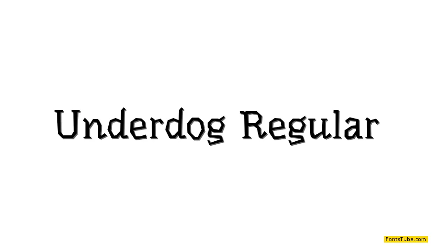 Underdog Font