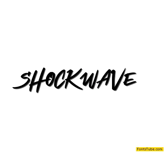 Shockwave Font