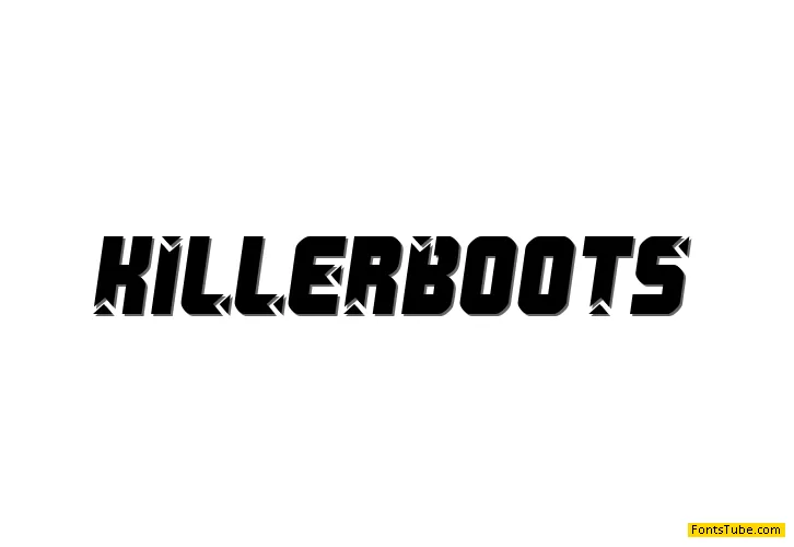 Killer boots Font