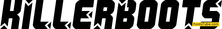 Killer boots Font