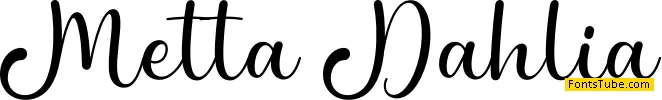 Metta Dahlia Font