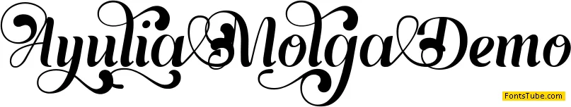 Ayulia Molga Demo Font