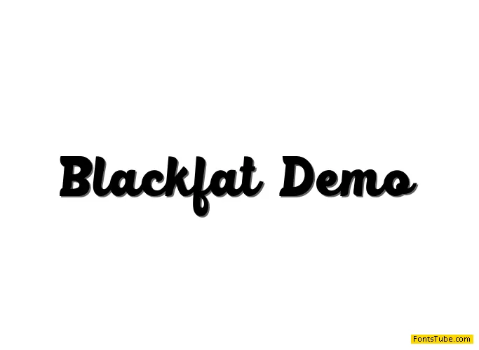 BlackFat Font
