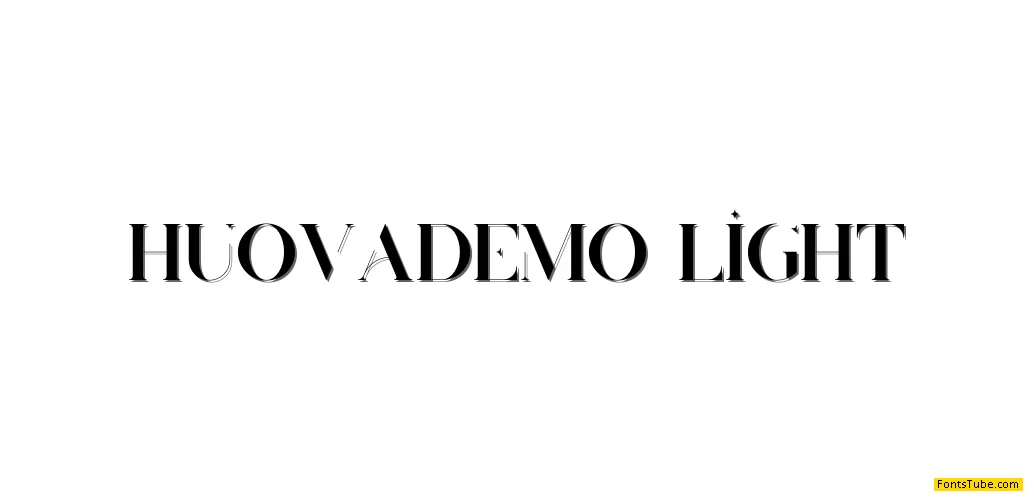 Huova Demo Font