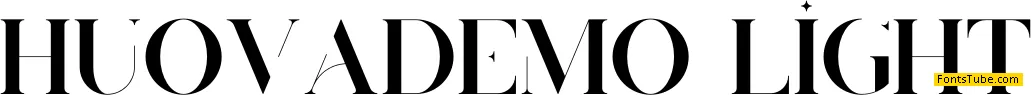 Huova Demo Font