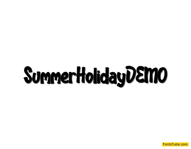 Summer Holiday - Personal Use Font