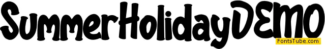 Summer Holiday - Personal Use Font