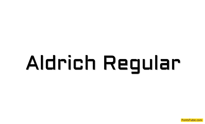 Aldrich Font