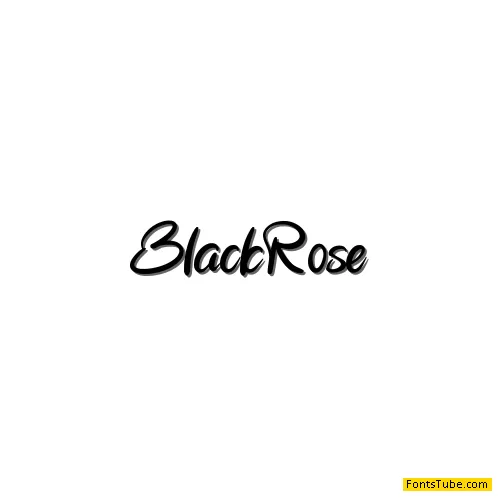 Black Rose Font