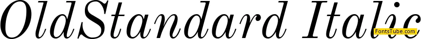 Old Standard TT Font Family