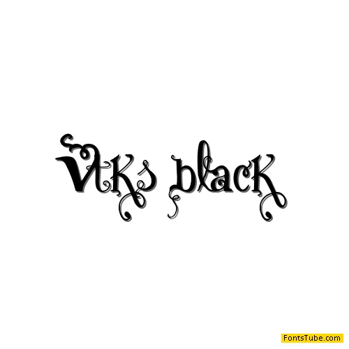 Vtks Black Font