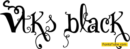 Vtks Black Font