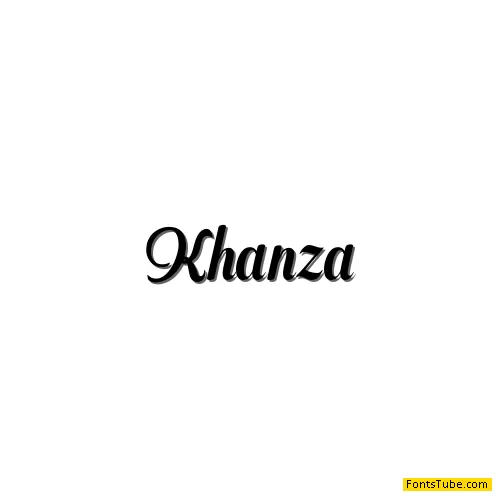 Khanza Font