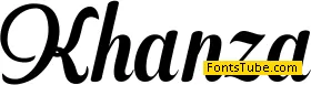 Khanza Font