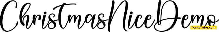 Christmas Nice - Personal Use Font