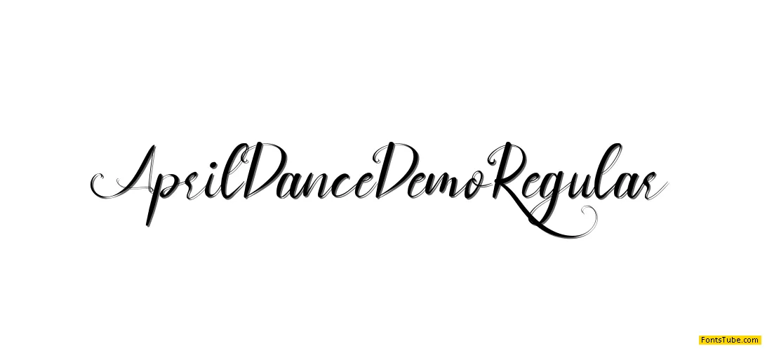 April Dance Demo Font