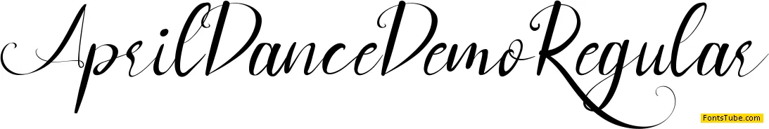 April Dance Demo Font
