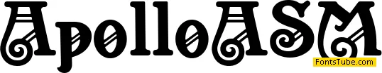 Apollo ASM Font