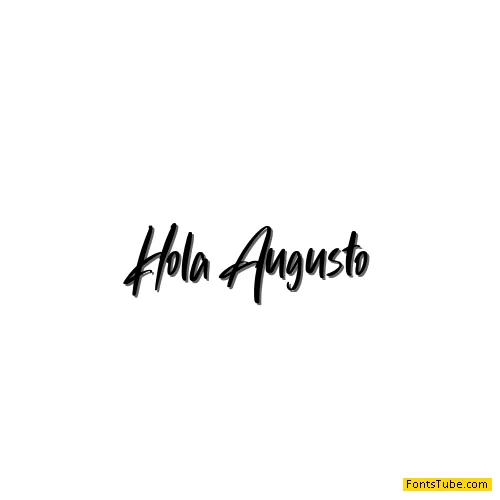 Hola Augusto Font