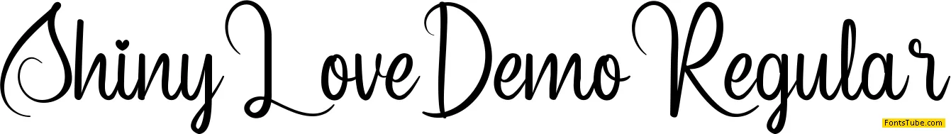 Shiny Love Demo Font
