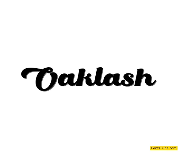 Oaklash Font