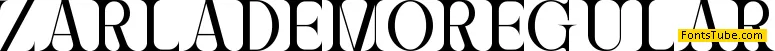 Zarla Demo Font
